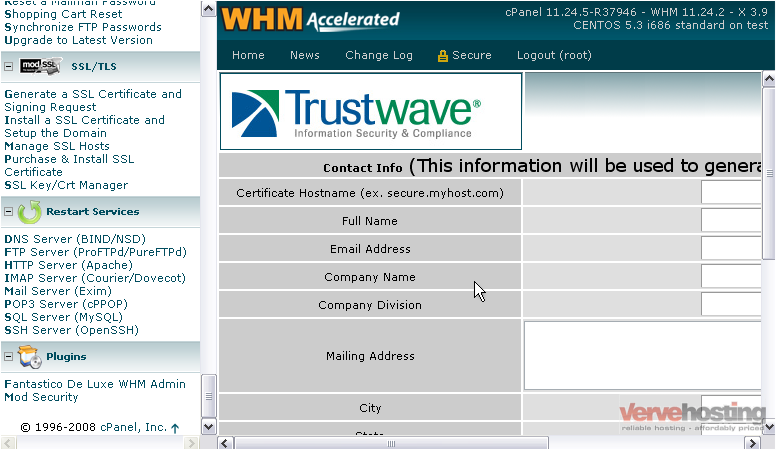 cpanel whm fantastico